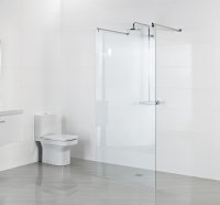 Roman Haven Select 1000mm Linear Wetroom Panel (8mm) - Chrome