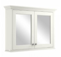 Bayswater 1050mm Pointing White Mirror Wall Cabinet