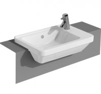 Vitra S50 55 x 37cm Compact Square Semi Recessed Basin