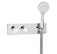 Roca Puzzle Built-in Thermostatic 3 Way Mixer with Handset