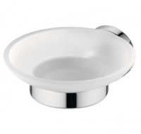 Ideal Standard IOM Frosted Glass Soap Dish & Holder