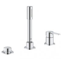 Grohe Lineare Three Hole Single Lever Bath Combination