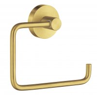 Smedbo Home Brushed Brass Toilet Roll Holder