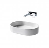Ideal Standard Strada II 60cm Oval Vessel Basin with Ceramic Waste Cover