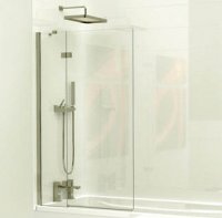 Kudos 2 Panel Outward Swinging Bath Screen (8mm Glass)