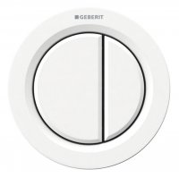 Geberit Type 01 White Alpine Dual Flush Button for Furniture