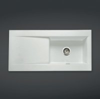 RAK Gourmet Kitchen Sinks Gourmet Dream Sink 2, Single Bowl With Single Reversible Drainer 1010mm