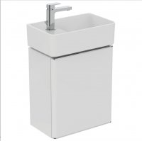 Ideal Standard Strada II 450mm Wall Hung White Gloss Left Hand Guest Washbasin Unit