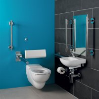 Armitage Shanks Sensorflow Contour 21+ Doc M Wall Hung Pack with Chrome Rails - Right Hand