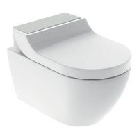 Geberit AquaClean Tuma Comfort WC Complete Solution with Wall Hung WC (Stainless Steel)