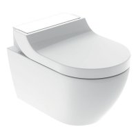 Geberit AquaClean Tuma Comfort WC Complete Solution with Wall Hung WC (White Glass)