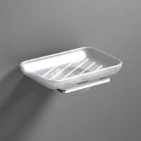Origins Living S Cube Chrome Soap Dish