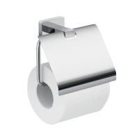 Origins Living Atena Toilet Roll Holder with Flap - Chrome