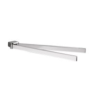 Origins Living Lounge Chrome Double Swing Towel Rail