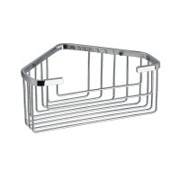 Origins Living Chrome Gedy Deep Corner Basket