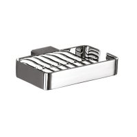 Origins Living Lounge Metal Soap Basket - Chrome