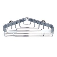 Origins Living Chrome Small Corner Basket