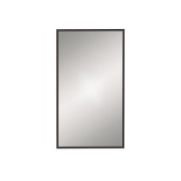 Origins Living Docklands Black 80cm Rectangular Mirror