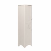 Essential Maine 2 Doors 1 Drawer Tall Boy Unit, Cashmere Ash