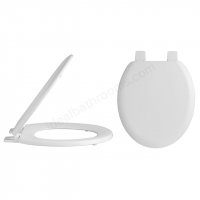 Bayswater Traditional Round Toilet Seat with Plastic Hinges