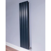 DQ Heating Moto 1800 x 475mm Vertical Anthracite Radiator