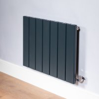 DQ Heating Moto 600 x 595mm Horizontal Anthracite Radiator