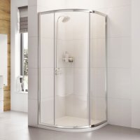 Roman Showers Haven One Door Offset Quadrant Shower Enclosure - 900mm X 800mm