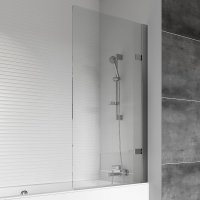 Roman Showers Haven Hinged Bath Screen Right Hand