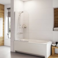 Roman Showers Haven Curved Bath Screen