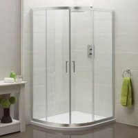 Sommer 6 Double Door Offset Quadrant Shower Enclosure 1200 x 900mm