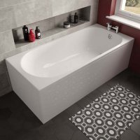 The White Space Arnold Single Ended Bath - 1500 x 700mm