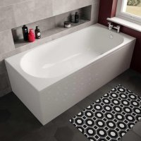 The White Space Arnold 1580 x 680mm Rectangular Bath