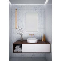 The White Space Kalm Bathroom Mirror - 500mm x  800mm