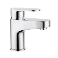 The White Space Leva Monobloc Basin Mixer with CLICK WASTE