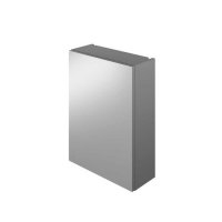 The White Space Scene 1 Door Mirror Cabinet - RH Hinge - 450mm Wide -