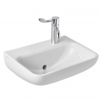Armitage Shanks Contour 21 Plus Back Outlet Basin - 500mm Wide - White with Smartguard