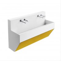 Armitage Shanks Contour 21 Splash 1000mm Yellow Wall Hung Wash Trough