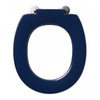 Armitage shanks Contour 21 Toilet seat only top fixing hinges and retaining buffers - Blue