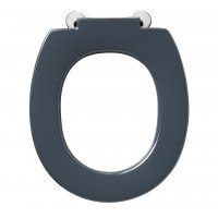 Armitage Shanks Contour 21 Toilet Seat Only Top Fixing Hinges & Retaining Buffers - Charcoal