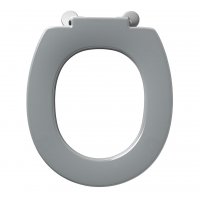 Armitage shanks Contour 21 Toilet seat only top fixing hinges and retaining buffers - Grey