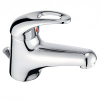 Francis Pegler Izzi Basin Mixer Tap with pop up waste - Chrome