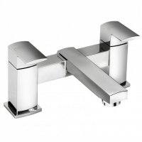 Francis Pegler Manta Two Hole Bath Filler Tap - Chrome