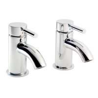 Francis Pegler Visio Basin Pillar Taps - Pair - Chrome