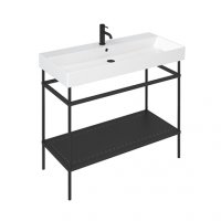 Britton Shoreditch 950mm Frame Furniture Stand And Basin