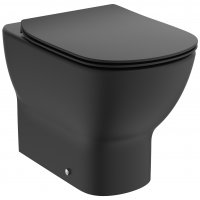 Ideal Standard Tesi Silk Black Back-to-Wall WC with Aquablade