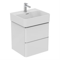 Ideal Standard Strada II 500mm Wall Hung White Gloss Washbasin Unit with 2 Drawers