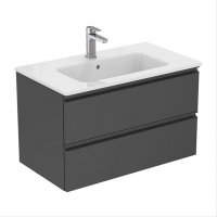Ideal Standard Connect EQ 800mm Wall Hung Matt Anthracite Vanity Unit