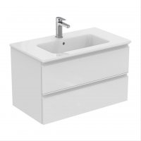 Ideal Standard Connect EQ 800mm Wall Hung Gloss White Vanity Unit