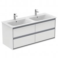 Ideal Standard Connect Air 1200mm Vanity Unit (Gloss White with Matt Grey Interior)