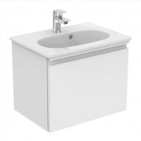 Ideal Standard Tesi Gloss White 50cm Short Projection 1 Drawer Vanity Unit